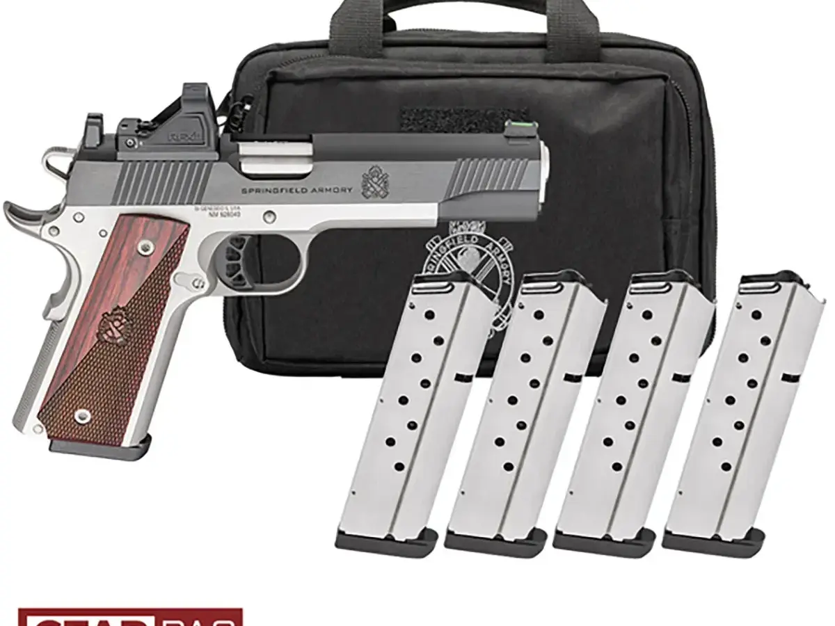 Springfield Armory 1911 Ronin AOS 9mm, 5" Barrel, Viridian RFX11