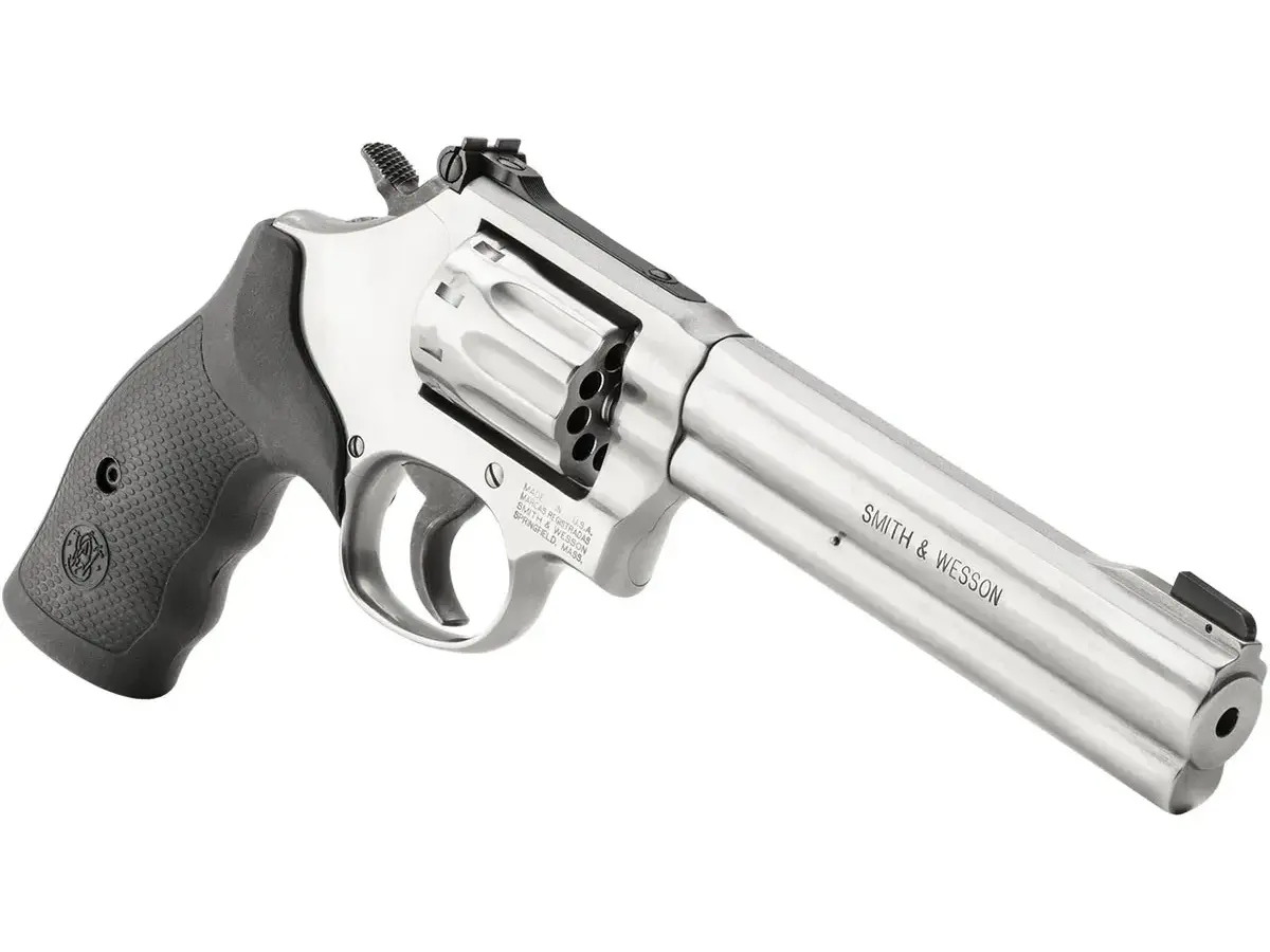 Smith & Wesson Model 617 K-Frame .22 Long Rifle, 6" Barrel, Stainless/Black - photo 3
