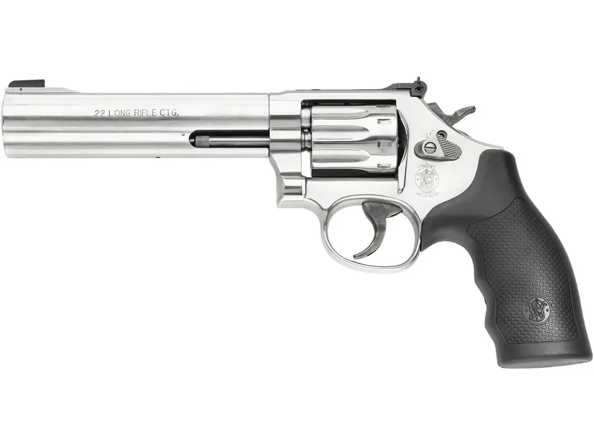 Smith & Wesson Model 617 K-Frame .22 Long Rifle, 6" Barrel, Stainless/Black - photo 4