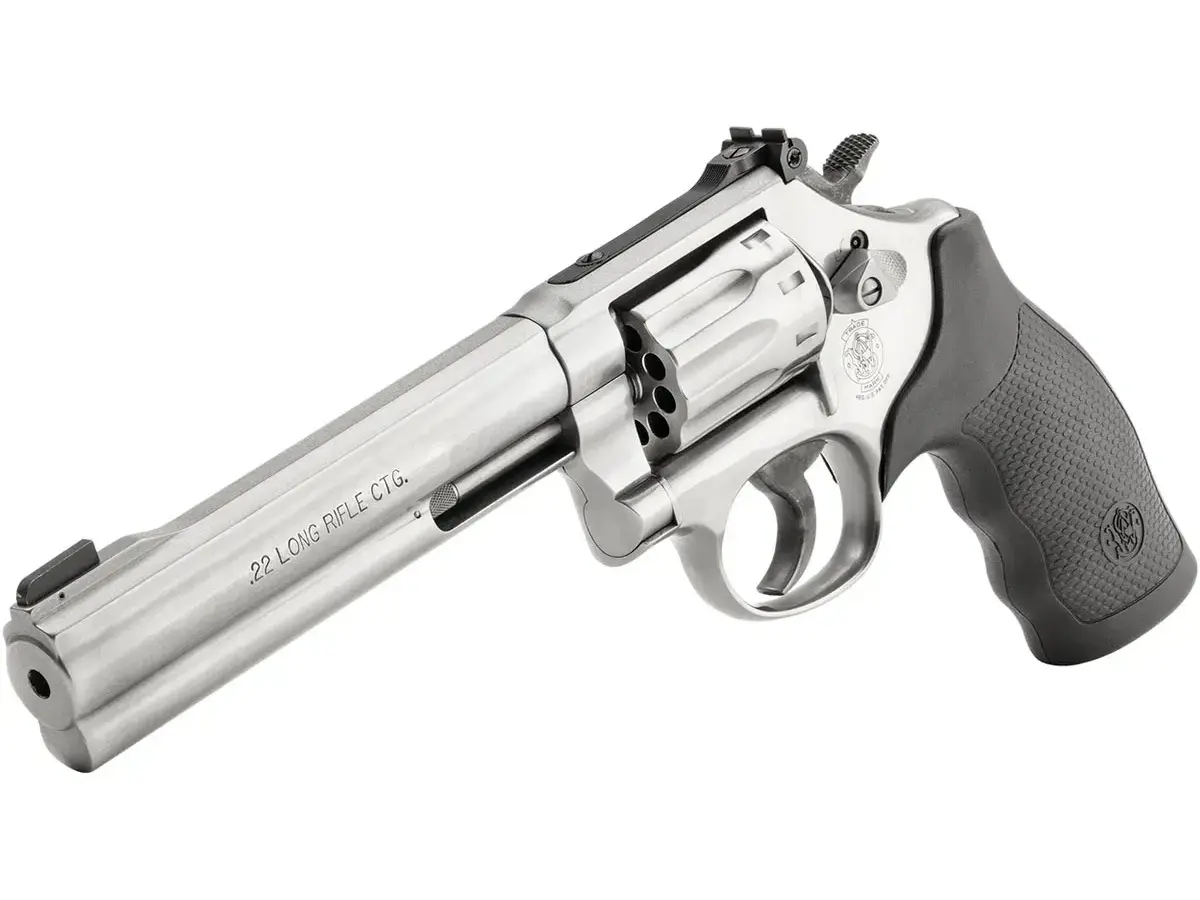 Smith & Wesson Model 617 K-Frame .22 Long Rifle, 6" Barrel, Stainless/Black - photo 6