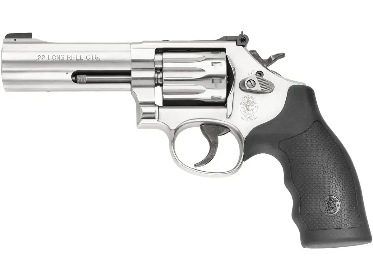 Smith & Wesson Model 617 K-Frame 22 Long Rifle 4.13" Barrel SS/Black