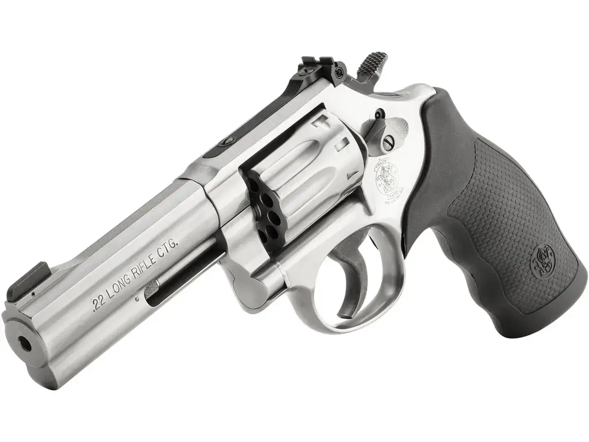 Smith & Wesson Model 617 K-Frame 22 Long Rifle 4.13" Barrel SS/Black - photo 6