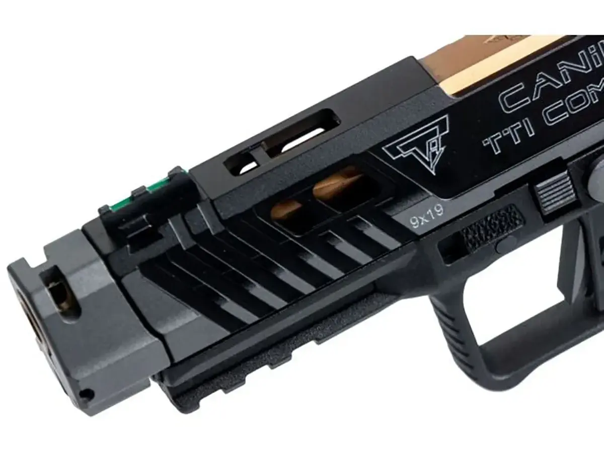 Canik TTI Combat 9mm, 4.6" Barrel, Smoke Gray - photo 5