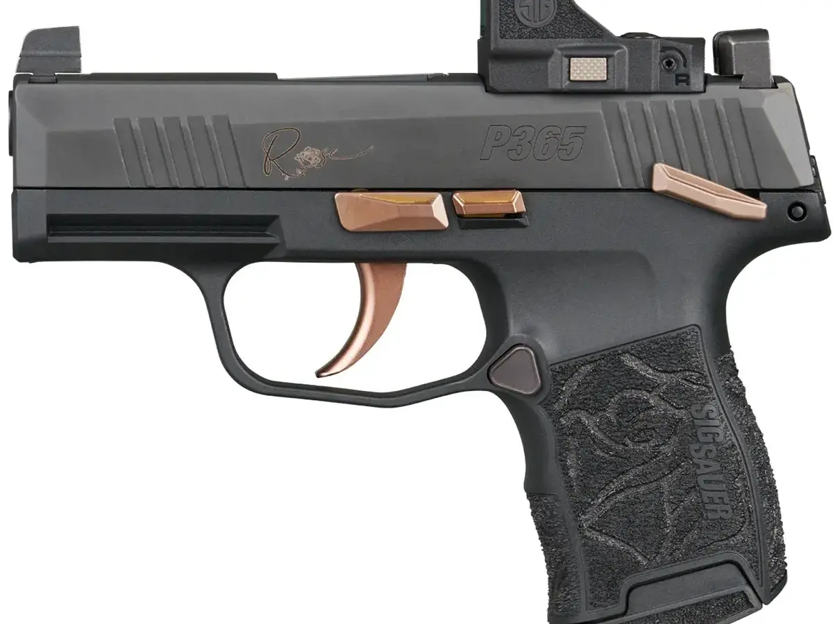 SIG Sauer P365 Rose .380 ACP, Manual Safety, Black/Rose