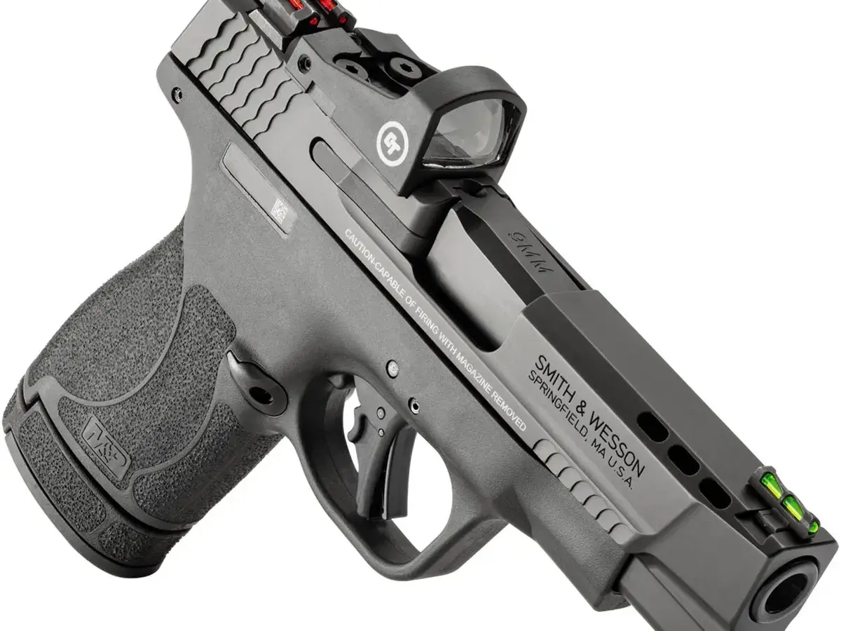 Smith & Wesson PC M&P9 Shield Plus 9mm, 4" Ported Barrel, Red Dot - photo 3