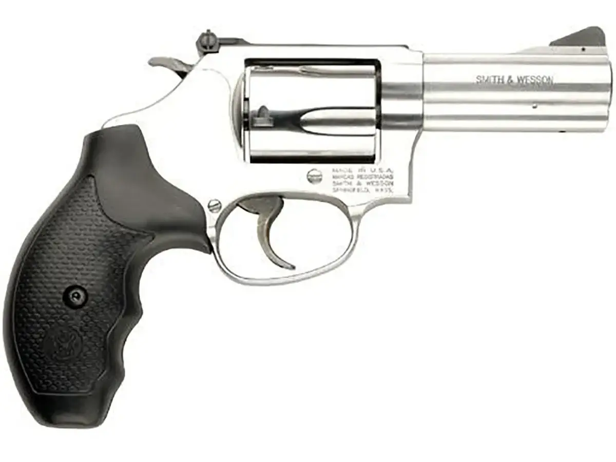 Smith & Wesson Model 60 J-Frame 357 Magnum, 3" Barrel, SS/Black - photo 4