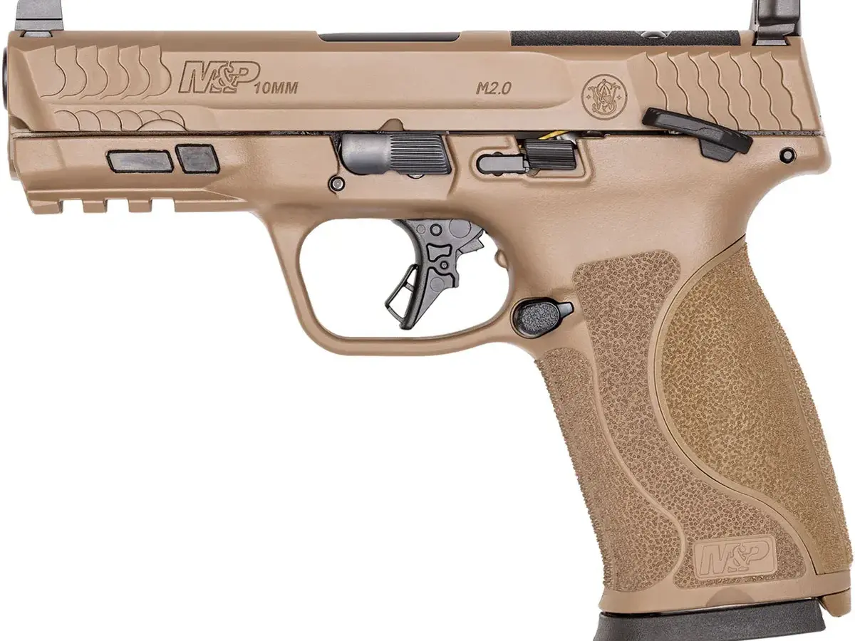 Smith & Wesson M&P 10MM M2.0 OR 10mm Auto, 4" Barrel, FDE, Safety