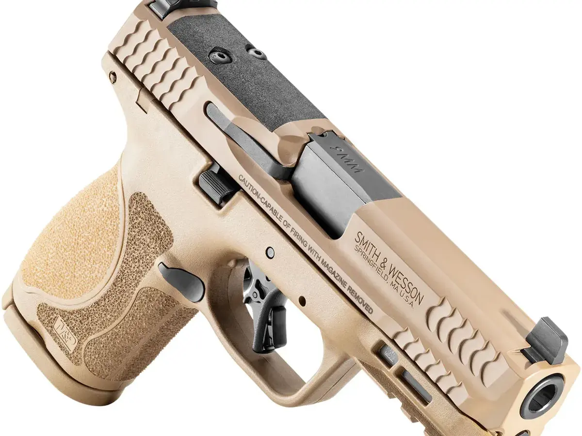 Smith & Wesson M&P 9 M2.0 Comp OR 9mm, 4" Barrel, FDE, No Safety - photo 3