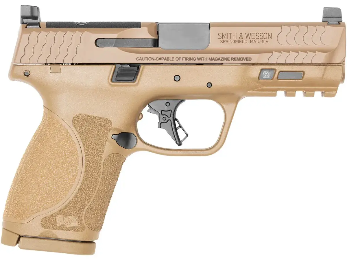 Smith & Wesson M&P 9 M2.0 Comp OR 9mm, 4" Barrel, FDE, No Safety - photo 5