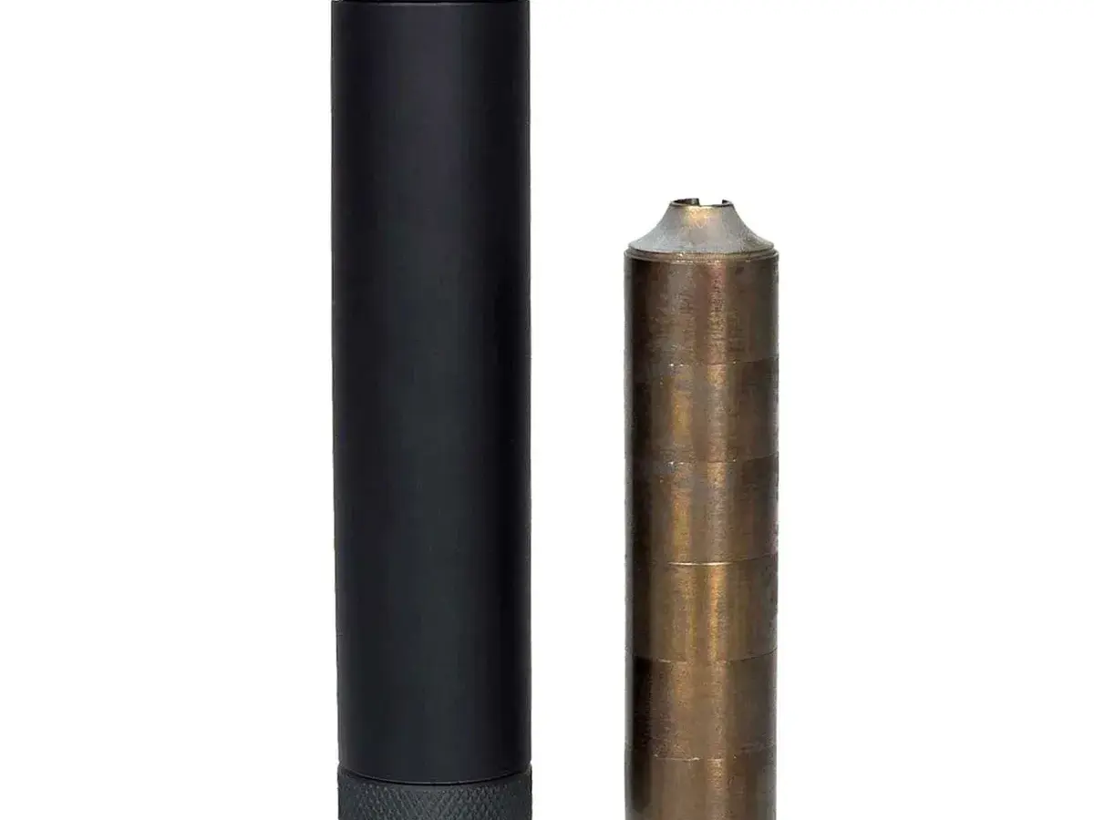 Zeroed 22K .22 Long Rifle Direct Thread Suppressor Black