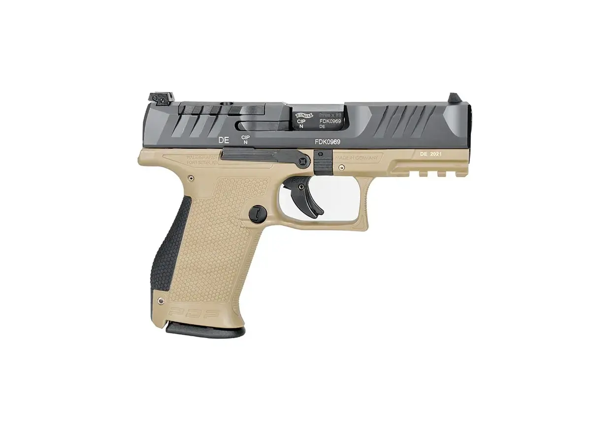 Walther PDP Compact OR 9mm, 4" Barrel, FDE