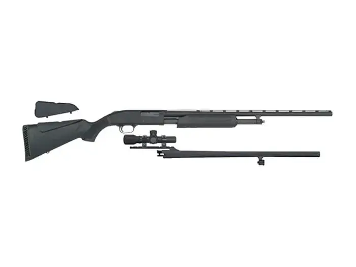 Mossberg 500 Combo 12 Ga, 28" and 24" Barrels, Synthetic, 5 Rd