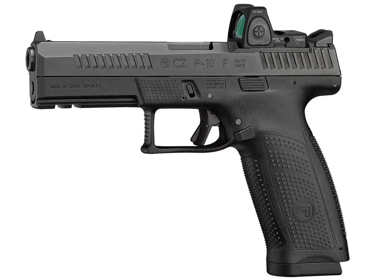 CZ P-10 F Optic Ready 9mm, 4.5" Barrel, Black - photo 2