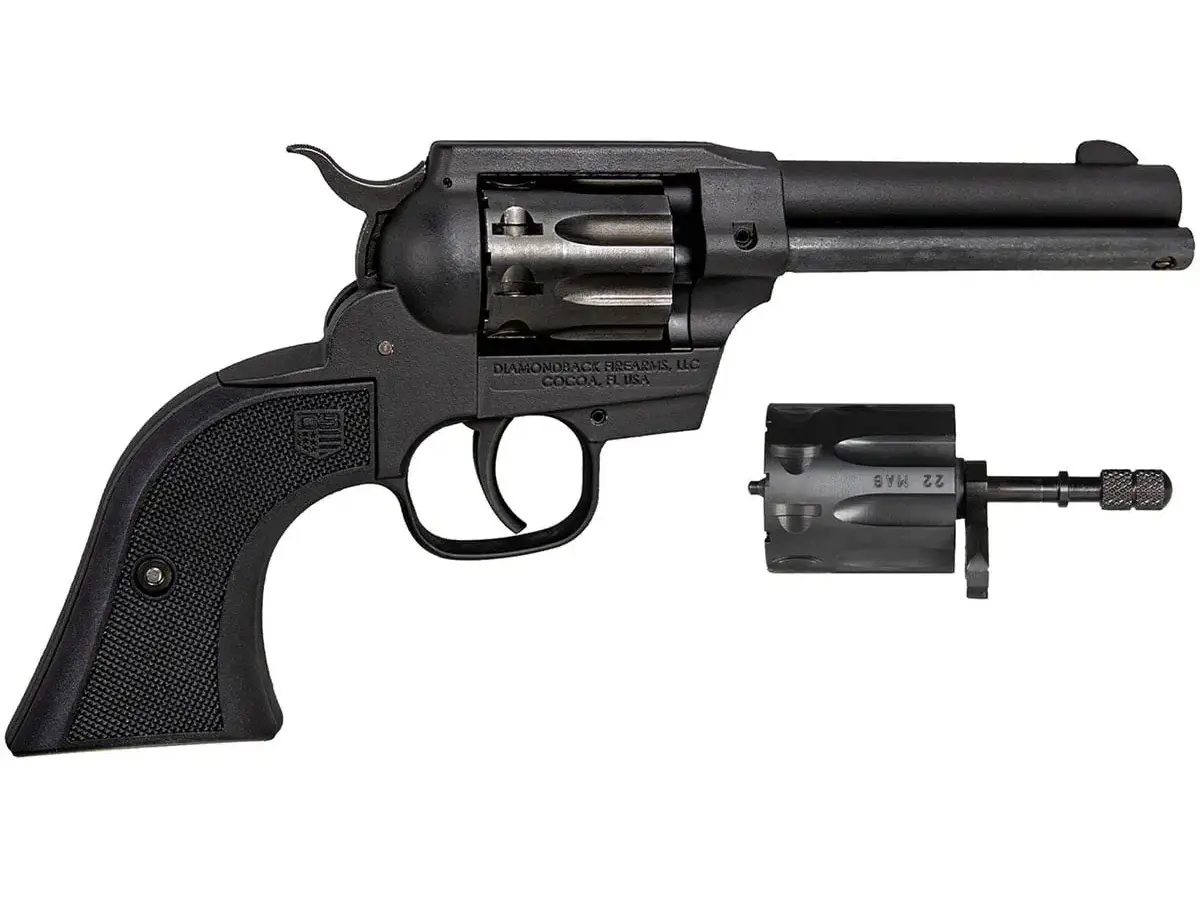 Diamondback Sidekick .22 LR/.22 MAG 4.5" Barrel, Black Cerakote