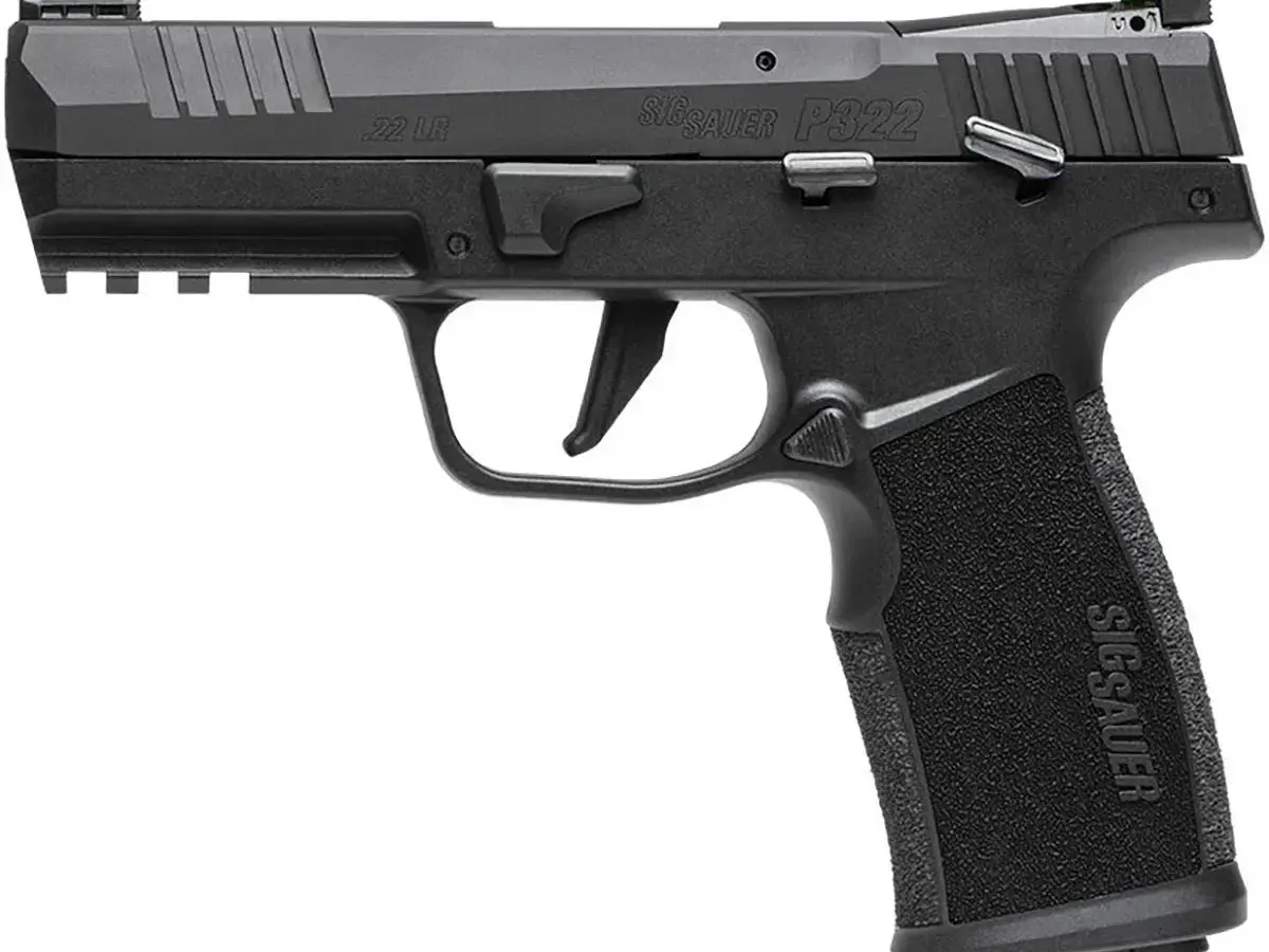 SIG Sauer P322 22 LR, 4" Barrel, SAO, Opt Rdy, Black, CA Compliant - photo 2