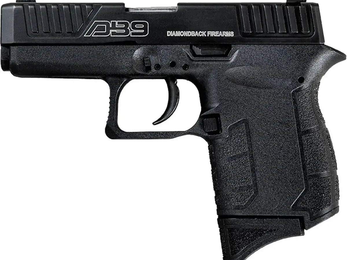 Diamondback DB9 Gen 4 9mm, 3.1" Barrel, Black Nitride