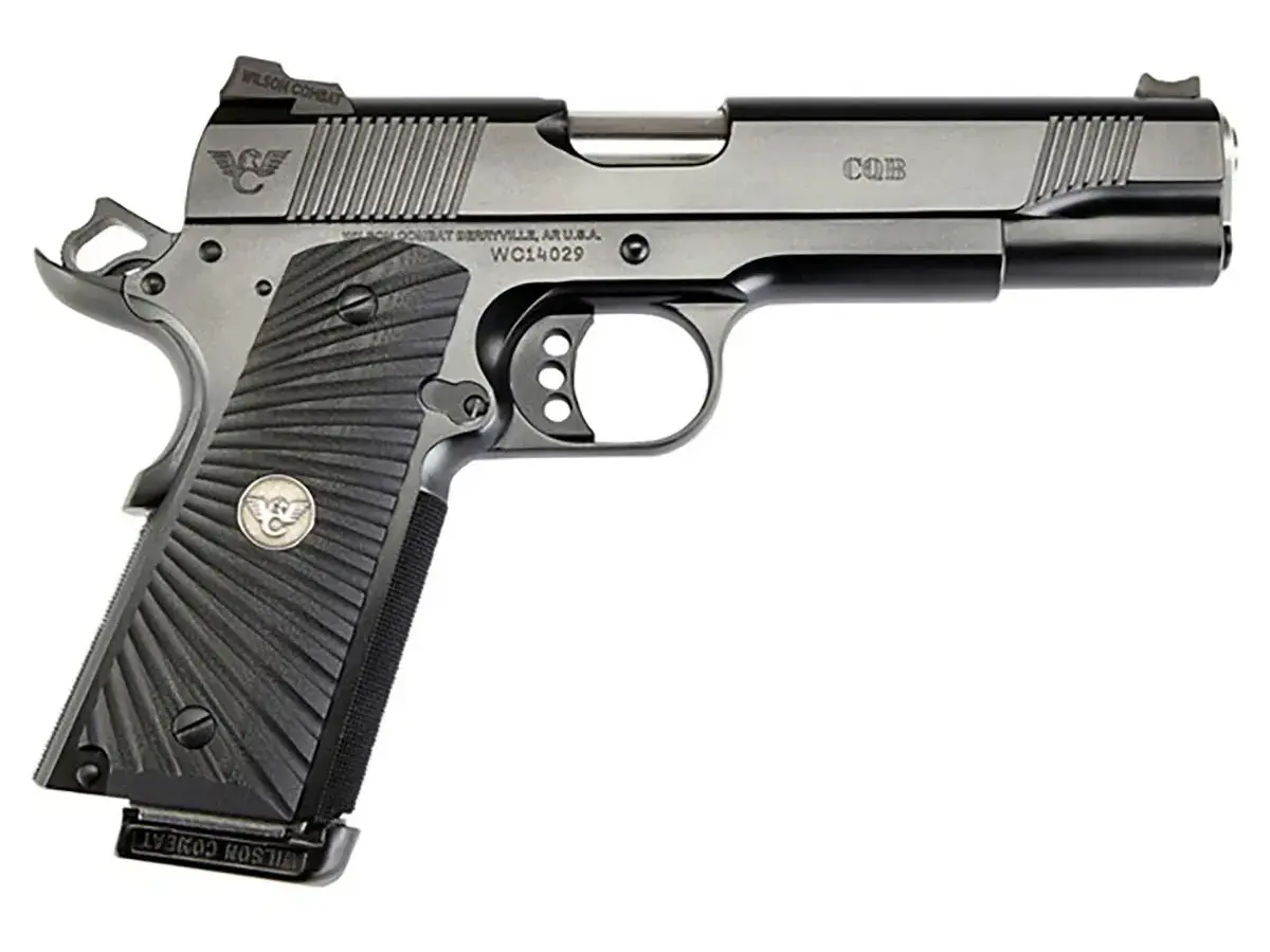 Wilson Combat CQB Elite FS 9mm, 5" Barrel, Starburst Grips, Black