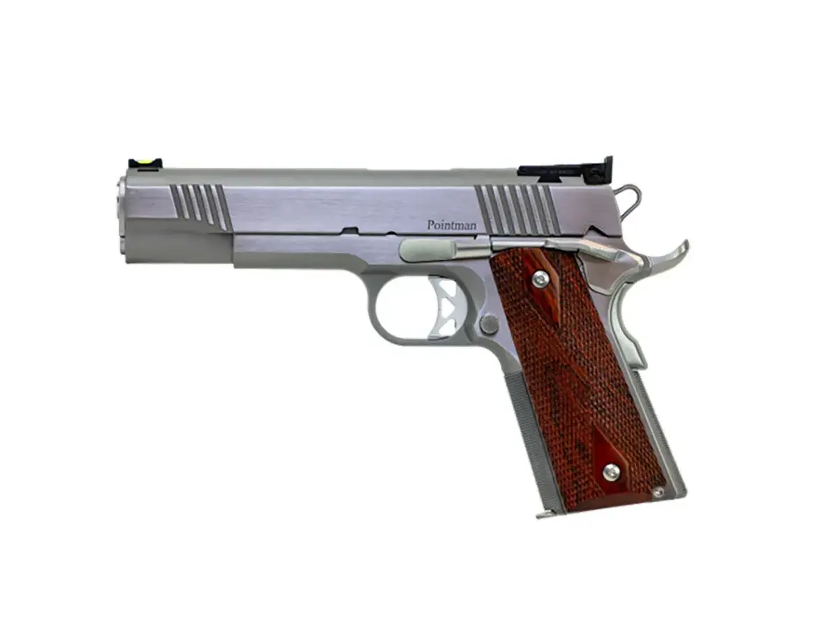 Dan Wesson Pointman Nine 9mm, 5" Barrel, Stainless/Cocobolo - photo 2