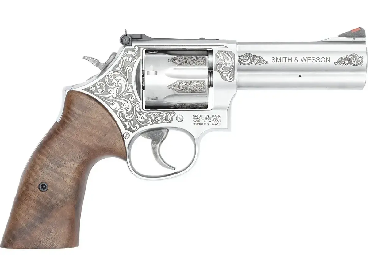 Smith & Wesson Model 686 Plus Engraved .357 Magnum/.38 Special +P, 4.13" Barrel, Stainless Steel - photo 5