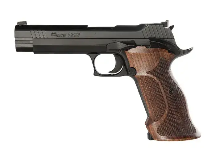 SIG Sauer P210 Target 9mm, 5" Barrel, SAO, Walnut - photo 4