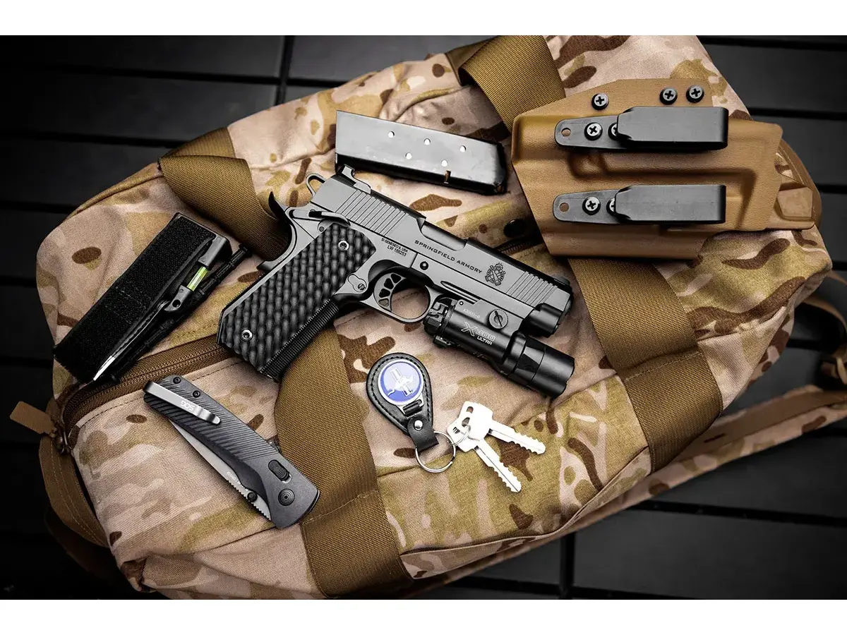 Springfield Armory 1911 TRP 45 ACP, 4.25" Barrel, Light Rail, Black - photo 10