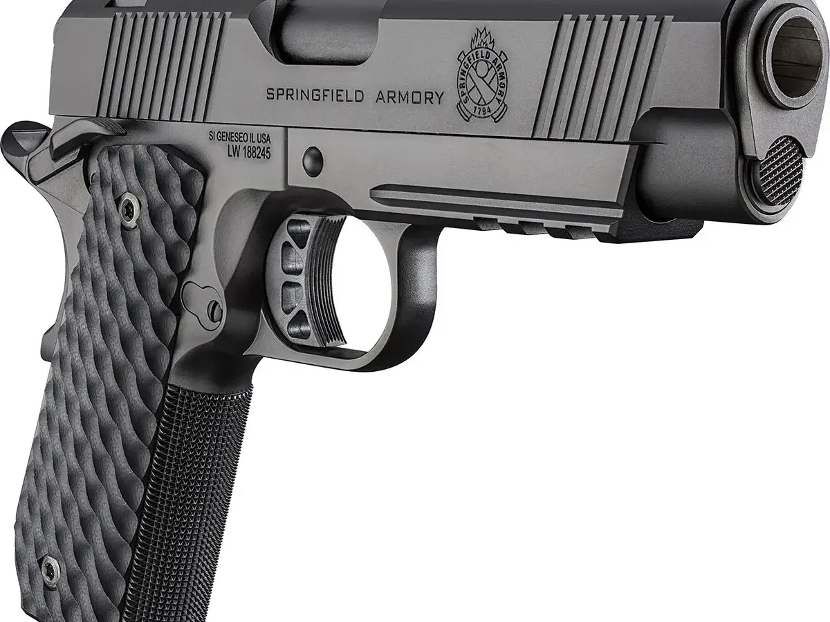 Springfield Armory 1911 TRP 45 ACP, 4.25" Barrel, Light Rail, Black - photo 2