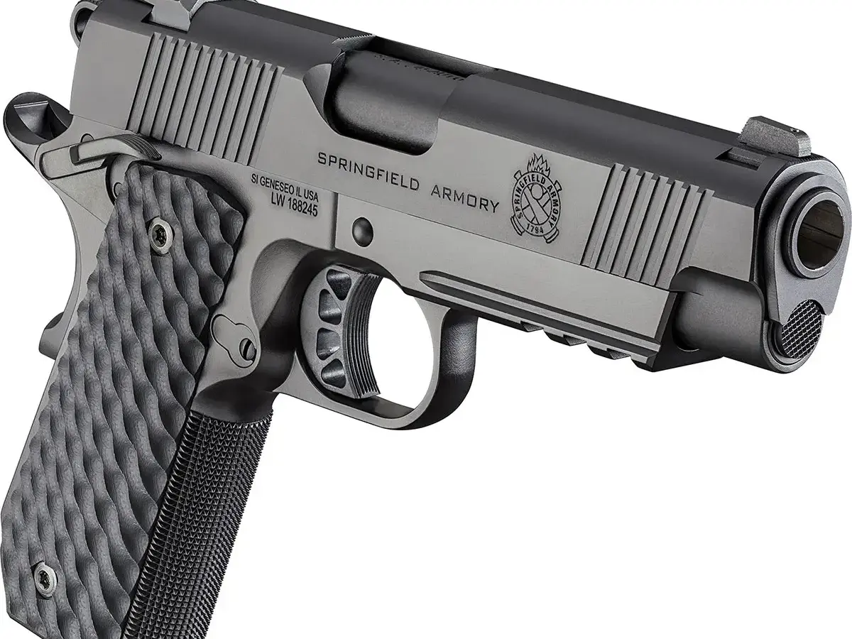 Springfield Armory 1911 TRP 45 ACP, 4.25" Barrel, Light Rail, Black - photo 3