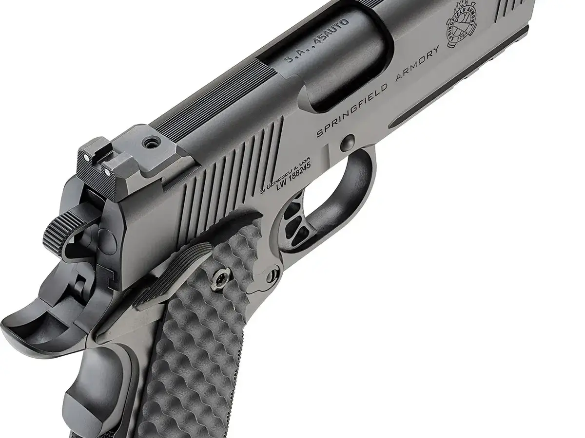 Springfield Armory 1911 TRP 45 ACP, 4.25" Barrel, Light Rail, Black - photo 4