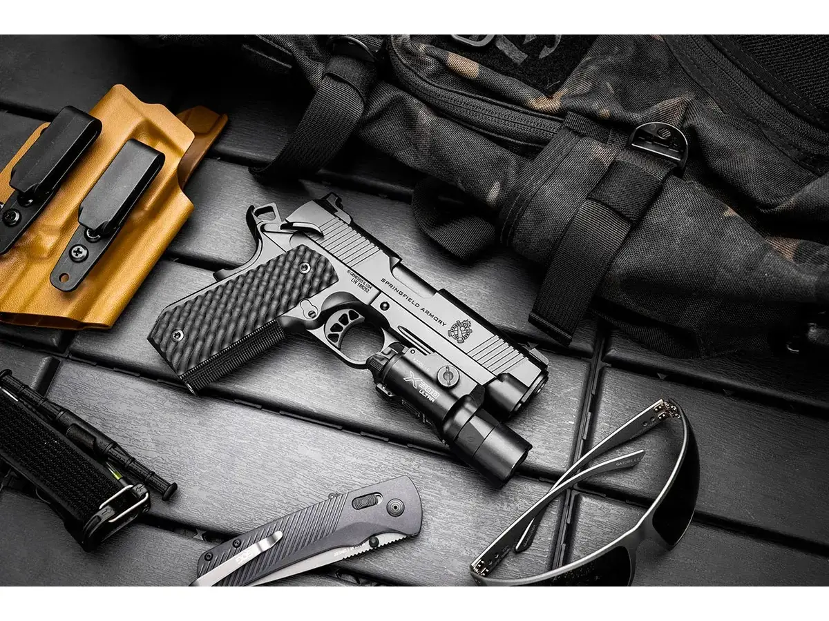 Springfield Armory 1911 TRP 45 ACP, 4.25" Barrel, Light Rail, Black - photo 9