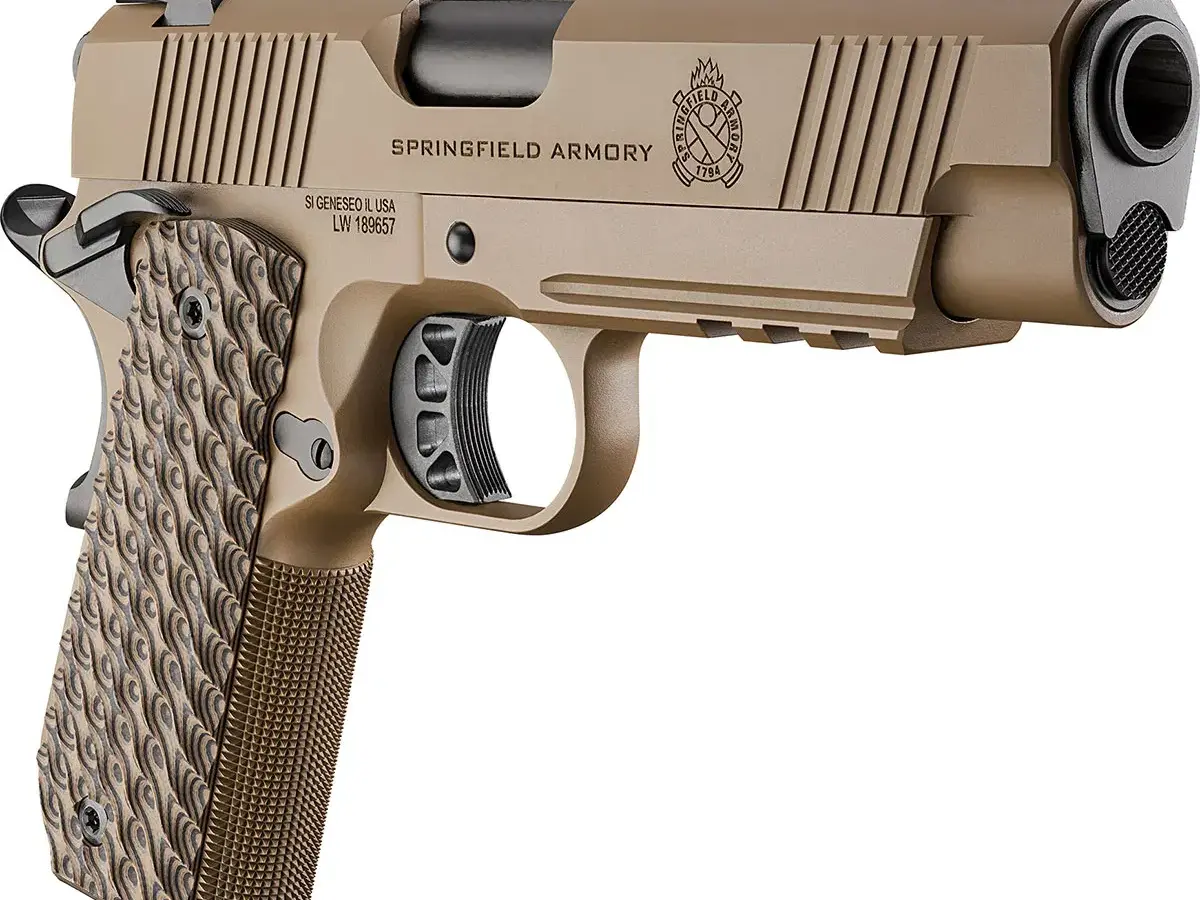 Springfield Armory 1911 TRP 45 ACP, 4.25" Barrel, Light Rail, Coyote - photo 2