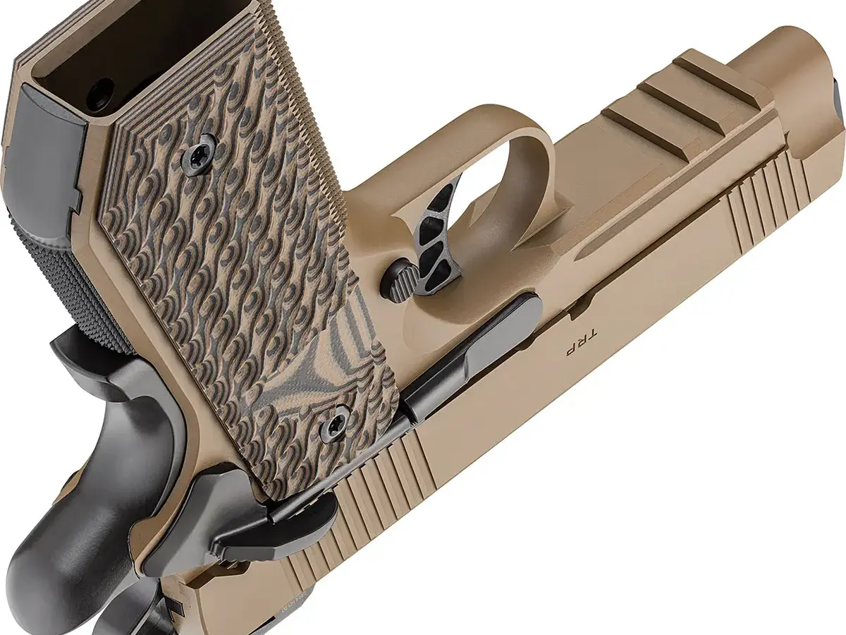 Springfield Armory 1911 TRP 45 ACP, 4.25" Barrel, Light Rail, Coyote - photo 4
