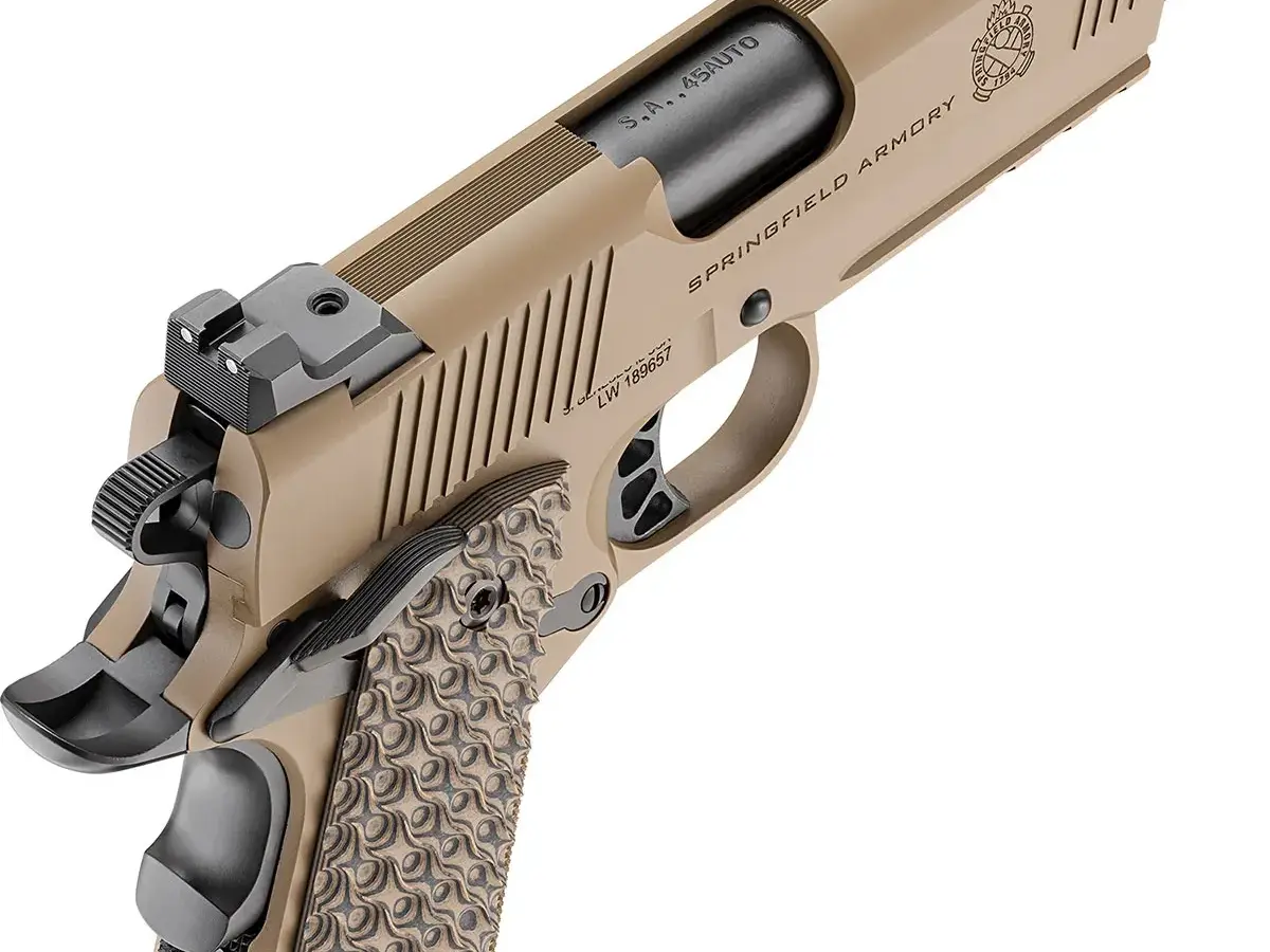 Springfield Armory 1911 TRP 45 ACP, 4.25" Barrel, Light Rail, Coyote - photo 6
