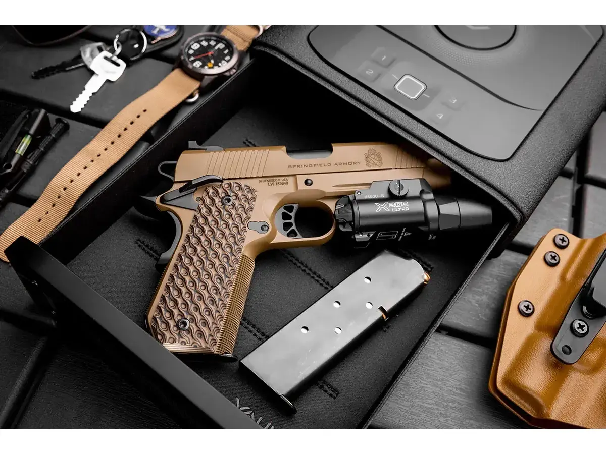 Springfield Armory 1911 TRP 45 ACP, 4.25" Barrel, Light Rail, Coyote - photo 9