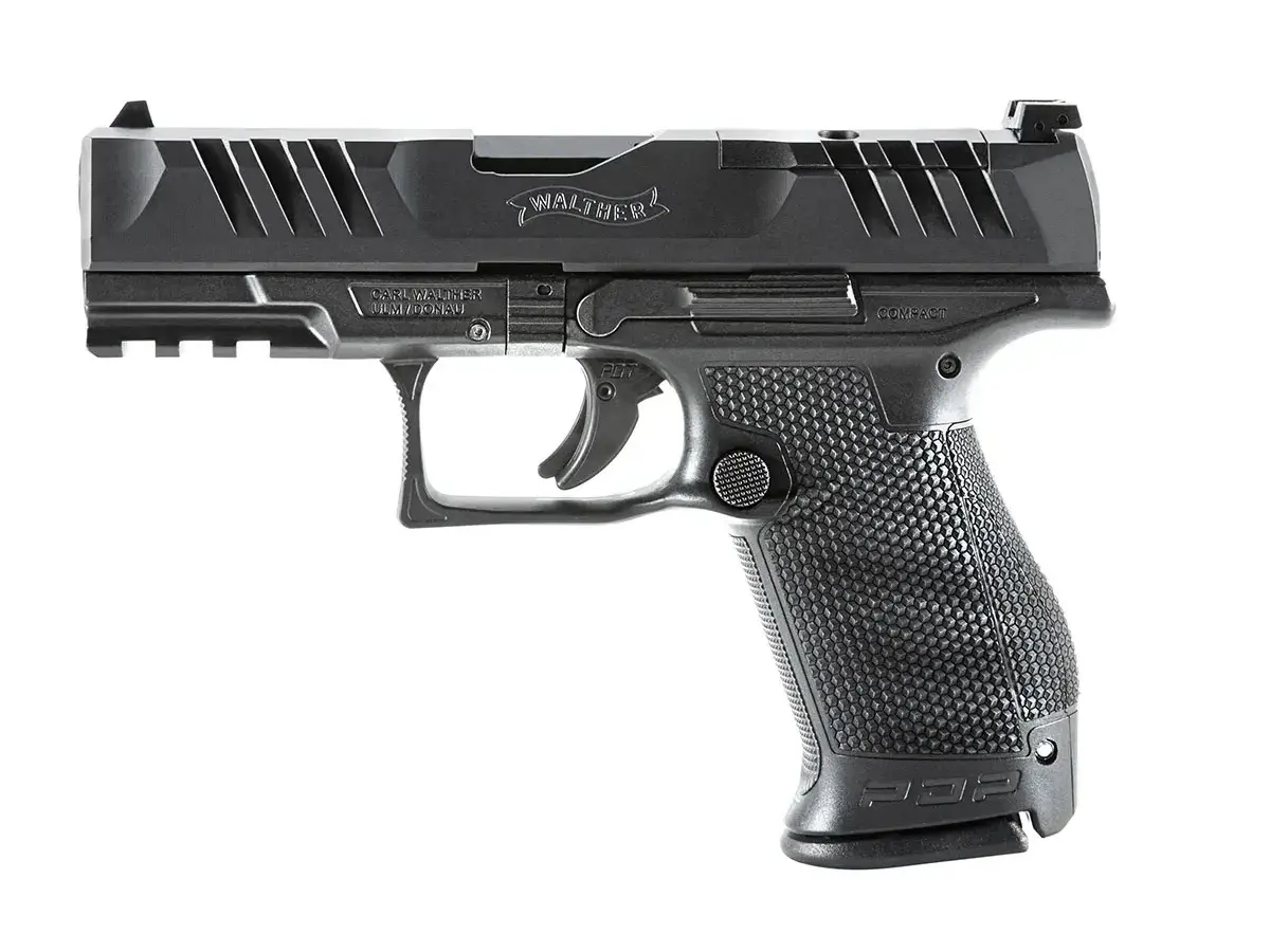 Walther PDP SF Compact OR 9mm, 4" Barrel, Black