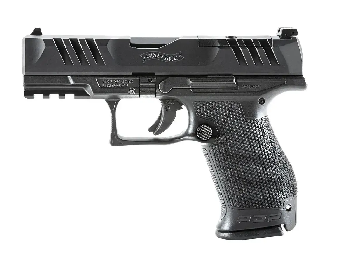 Walther PDP SF Compact OR 9mm, 4" Barrel, Black