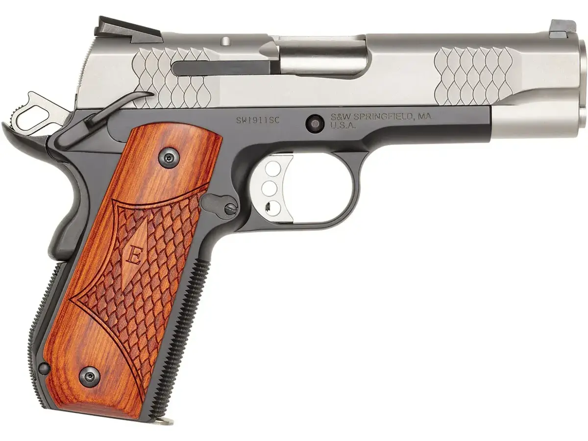 Smith & Wesson SW1911SC E-Series 45 ACP 4.25" Barrel Two-Tone - photo 2