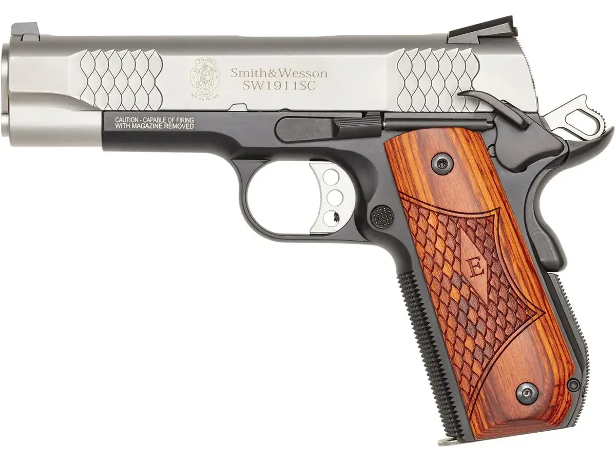 Smith & Wesson SW1911SC E-Series 45 ACP 4.25" Barrel Two-Tone - photo 5