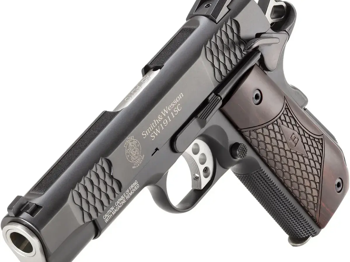Smith & Wesson SW1911SC E-Series 45 ACP 4.25" Barrel, Black