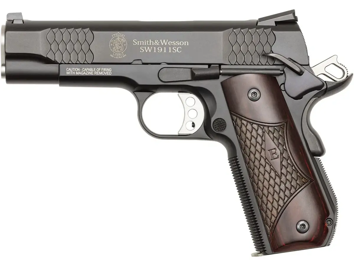 Smith & Wesson SW1911SC E-Series 45 ACP 4.25" Barrel, Black - photo 3