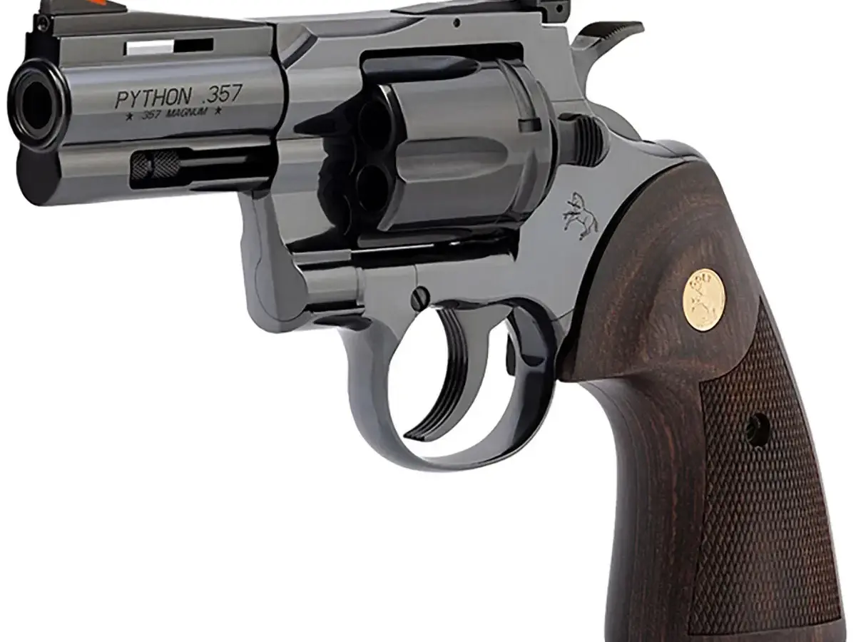 Colt's Manufacturing Company Python 357 Magnum, 3" Barrel, Gloss Blued - photo 3