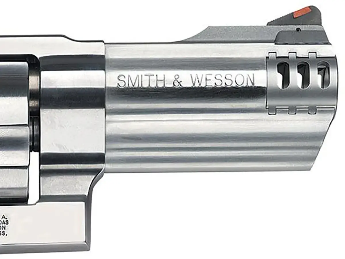 Smith & Wesson Model S&W500 X-Frame 500 S&W Mag, 4" Comp Barrel, SS/BLK