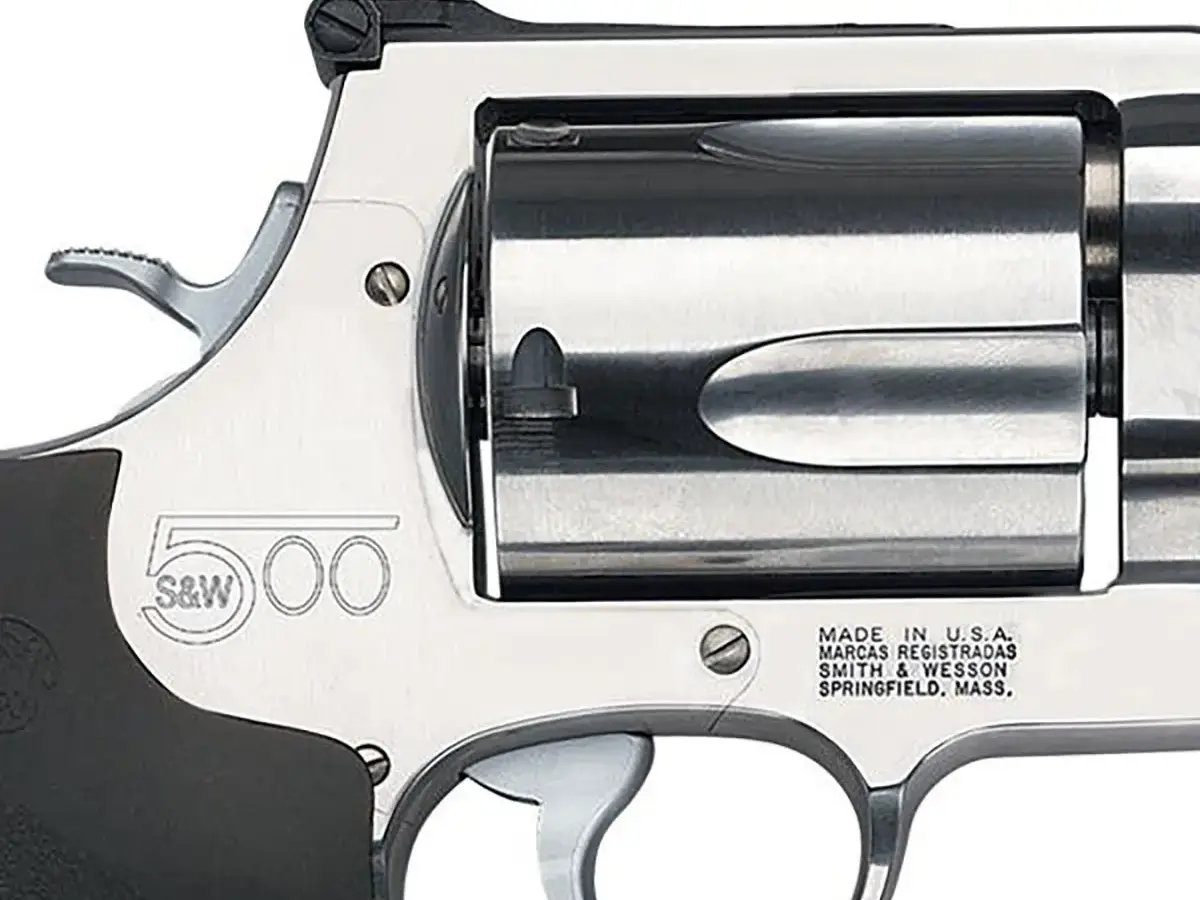 Smith & Wesson Model S&W500 X-Frame 500 S&W Mag, 4" Comp Barrel, SS/BLK - photo 6