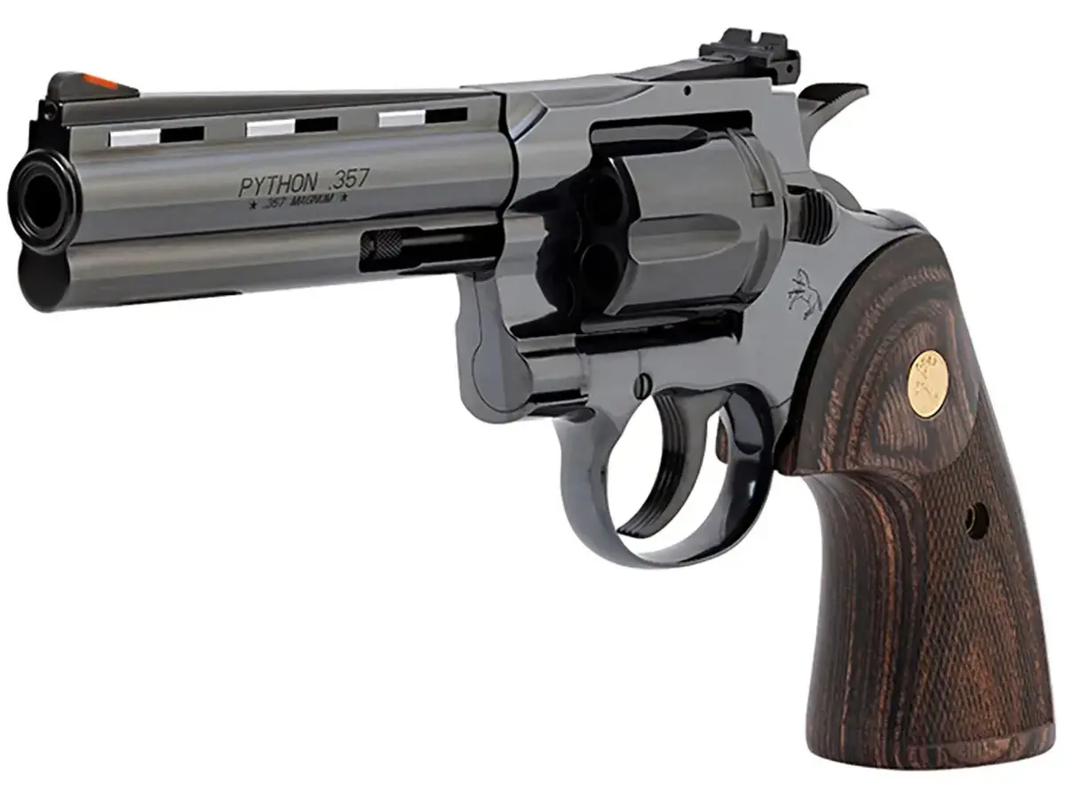 Colt's Manufacturing Company Python 357 Magnum 5" Barrel, 6RD, Gloss Blued - photo 3