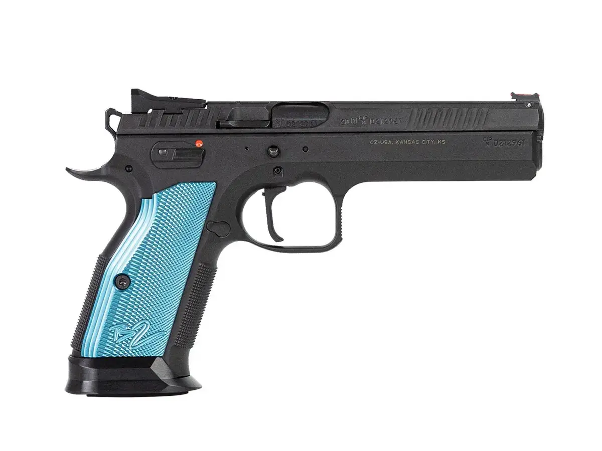 CZ TS2 9mm Luger, 5.28" Barrel, Blue - photo 2