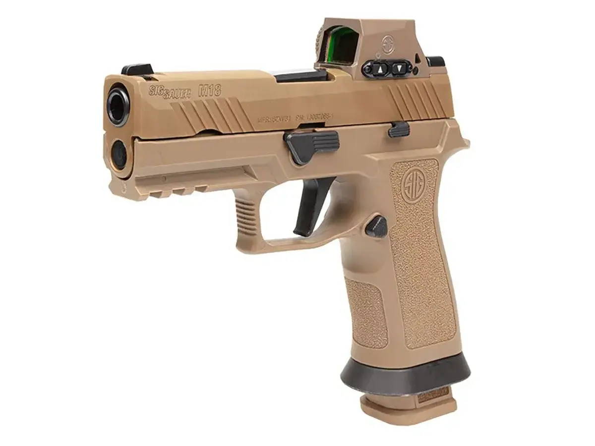 SIG Sauer M18 9mm Luger 3.9" Barrel, ROMEO-M17, Coyote - photo 5