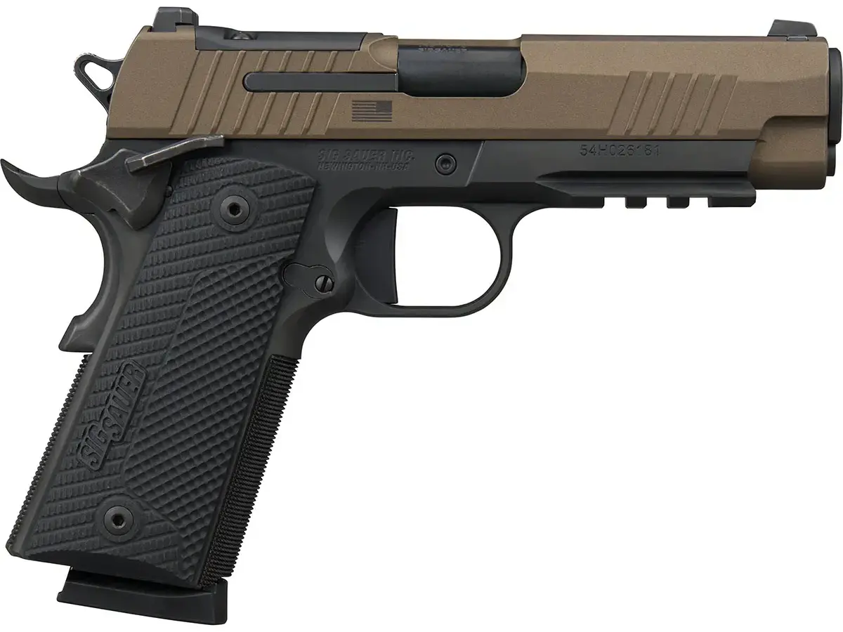SIG Sauer 1911 X Freedom .45 ACP, 4.2" Barrel, Bronze/Black - photo 2