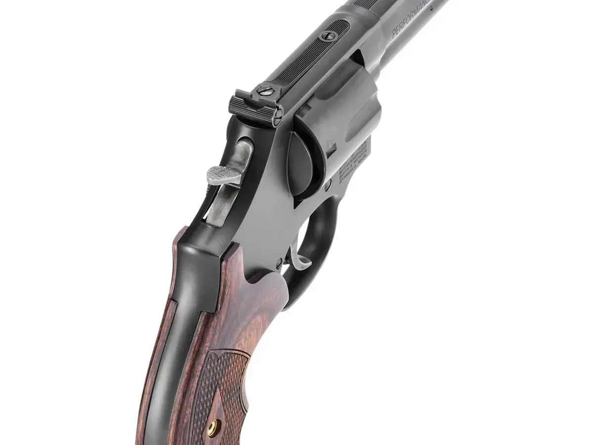 Smith & Wesson Model 586 L-Frame L-Comp .357 Magnum, 3" Barrel, Blued/Walnut - photo 2