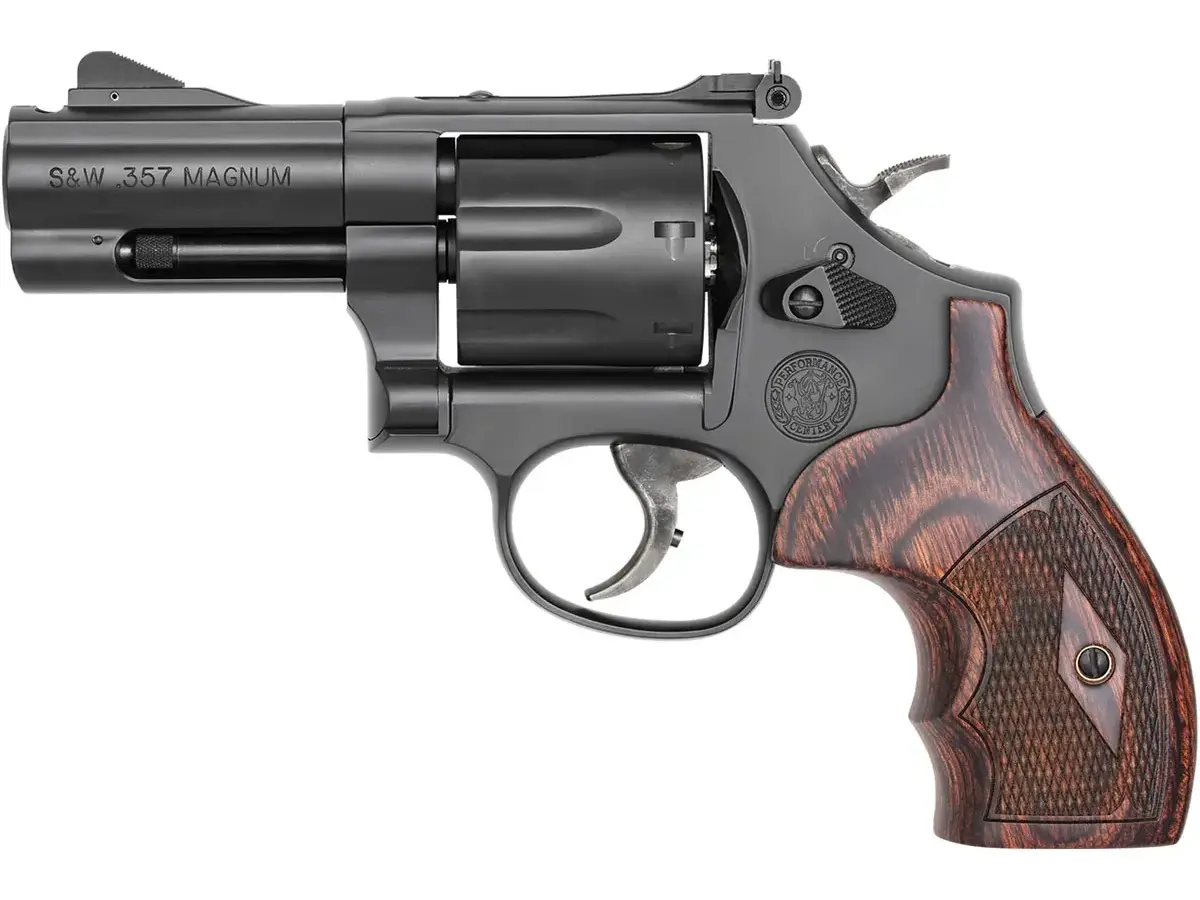 Smith & Wesson Model 586 L-Frame L-Comp .357 Magnum, 3" Barrel, Blued/Walnut - photo 3