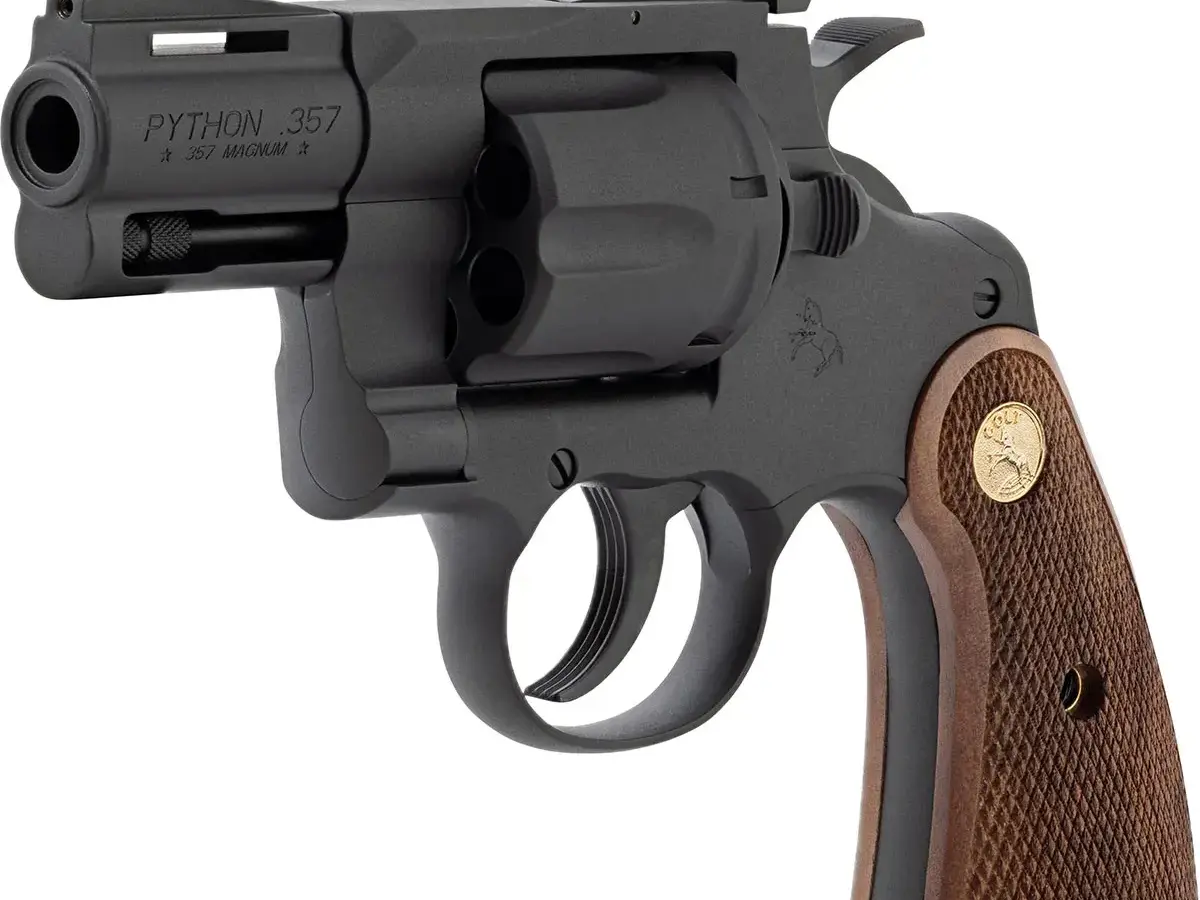 Colt's Manufacturing Company Python 357 Magnum 2.5" Barrel 6RD Walnut Grip Matte Blued - photo 3
