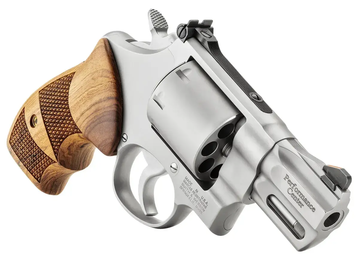 Smith & Wesson PC Model 627 N-Frame 357 Magnum 2.63" Barrel, Stainless/Wood - photo 3